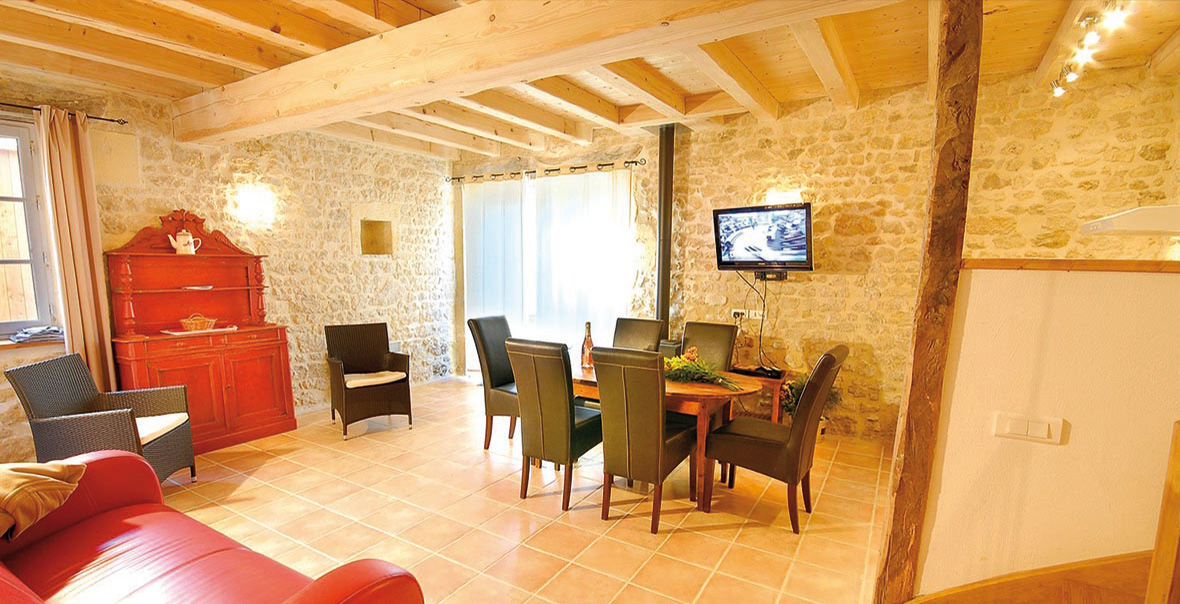Grands salons dans les cottages