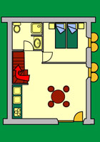 Plan des ecurie etage