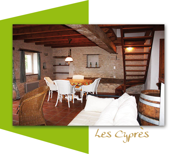 Les Cyprès, cottage 6 personnes