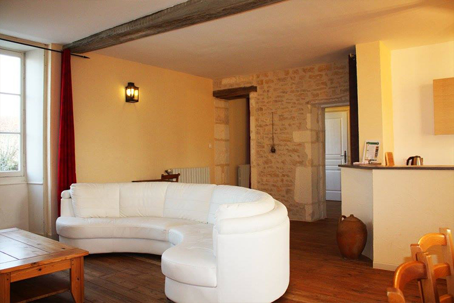 Canapé tout confort du cottage